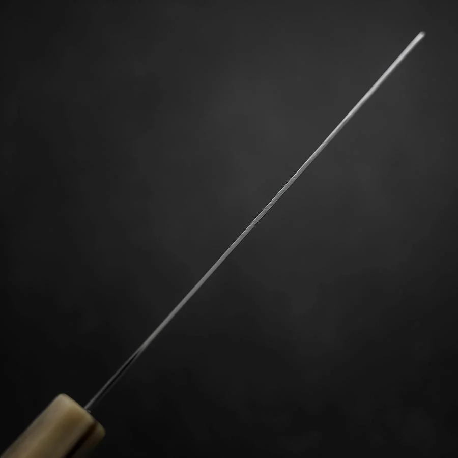 Nakiri VG-10 Damast Dunkelrosa Büffelhorn und Ahornholz Griff 170mm - Image 5