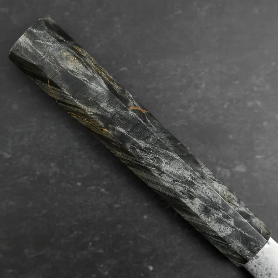 Nakiri VG-10 Damast Grauer Birkenholz Griff 170mm - Image 6