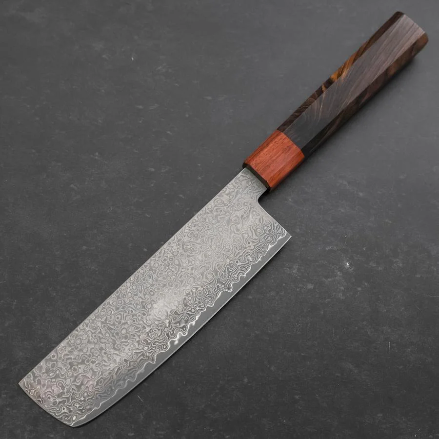 Nakiri VG-10 Damast Rosen- und Ebenholz Griff 165mm - Image 2