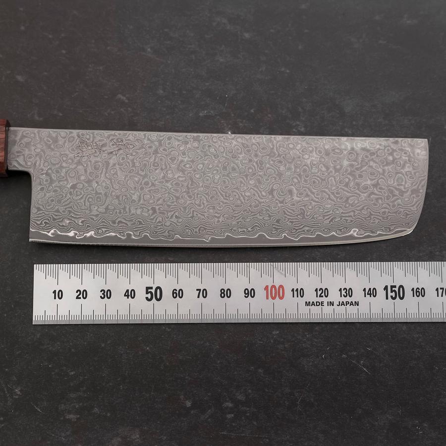 Nakiri VG-10 Damast Rosen- und Ebenholz Griff 165mm - Image 7