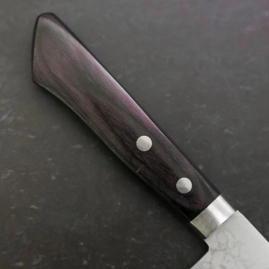 Nakiri VG-10 Damast Lila Westlicher Griff 165mm - Image 6