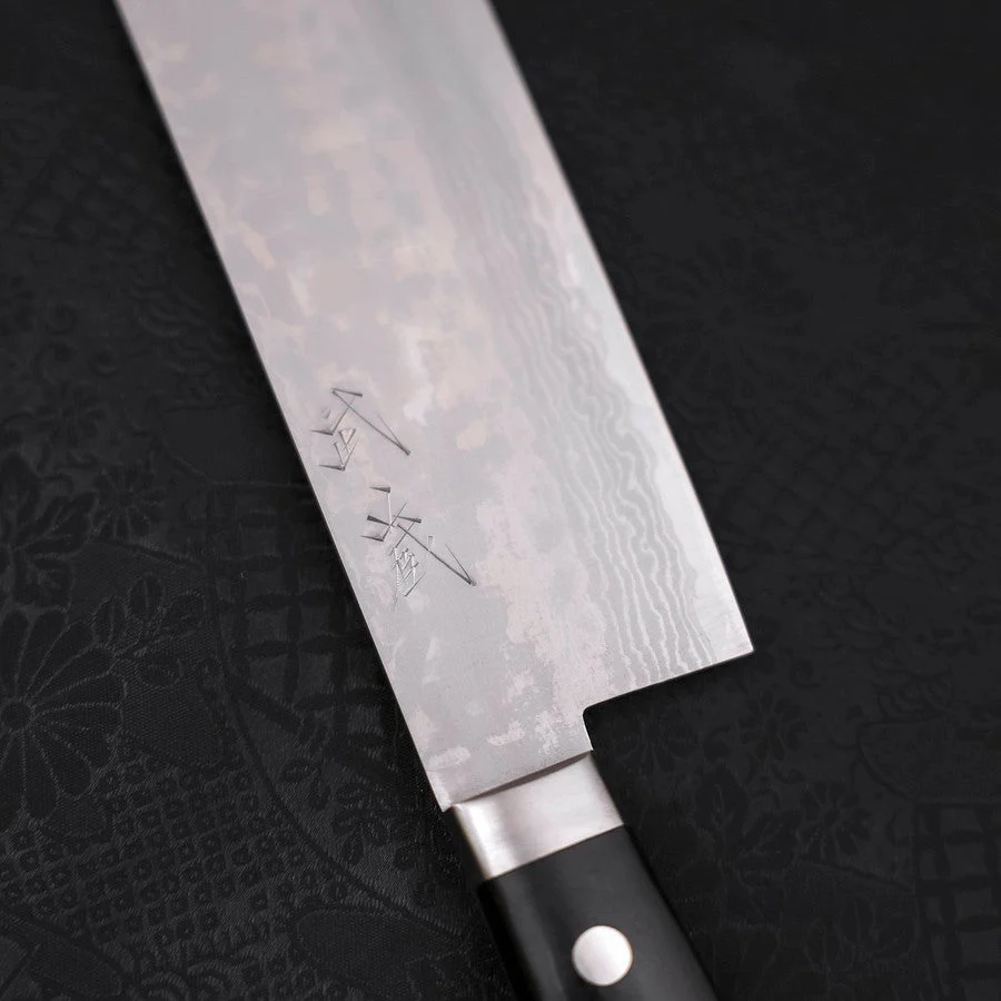 Nakiri VG-10 Damast Schwarzer Westlicher Griff 165mm - Image 3