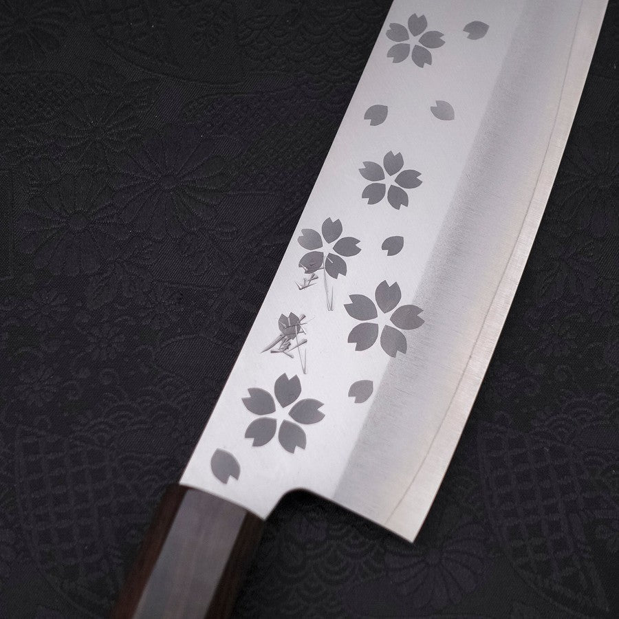 Nakiri VG-10 Poliert Sakura Ebenholz Griff 165mm - Image 3
