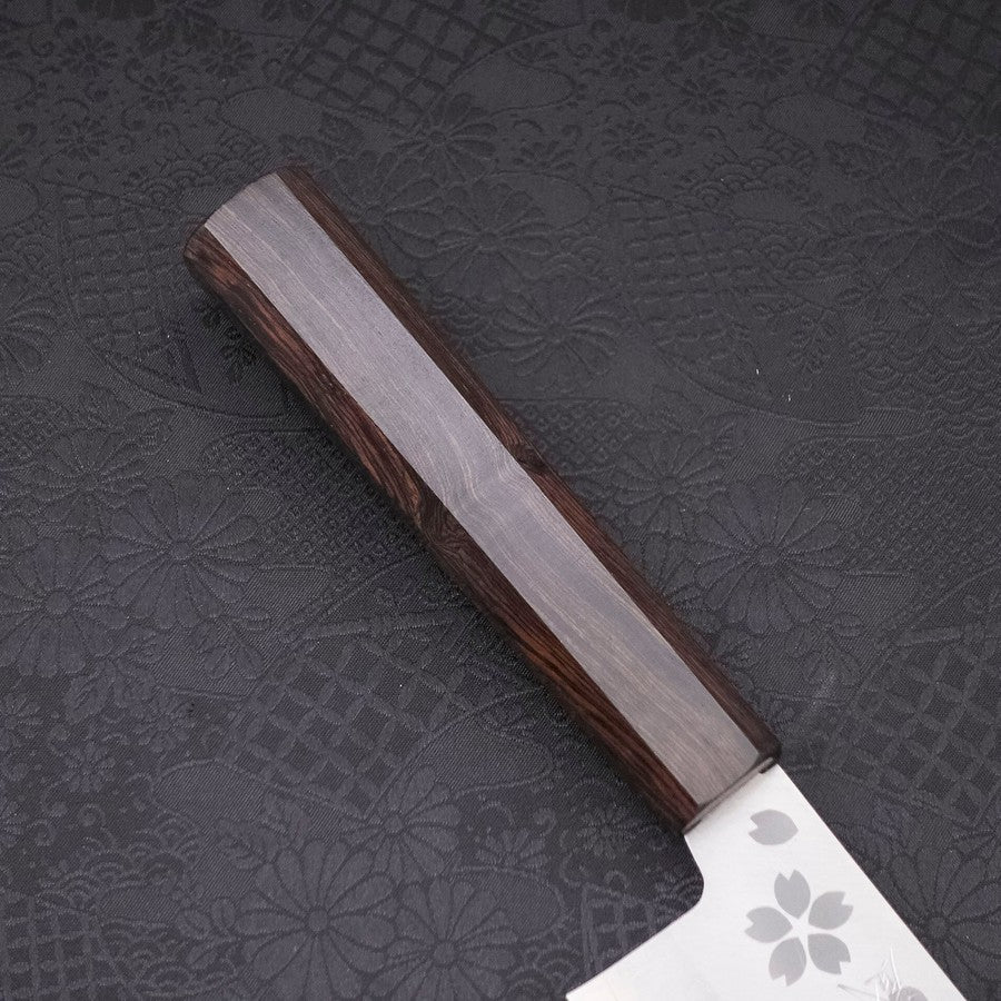 Nakiri VG-10 Poliert Sakura Ebenholz Griff 165mm - Image 6