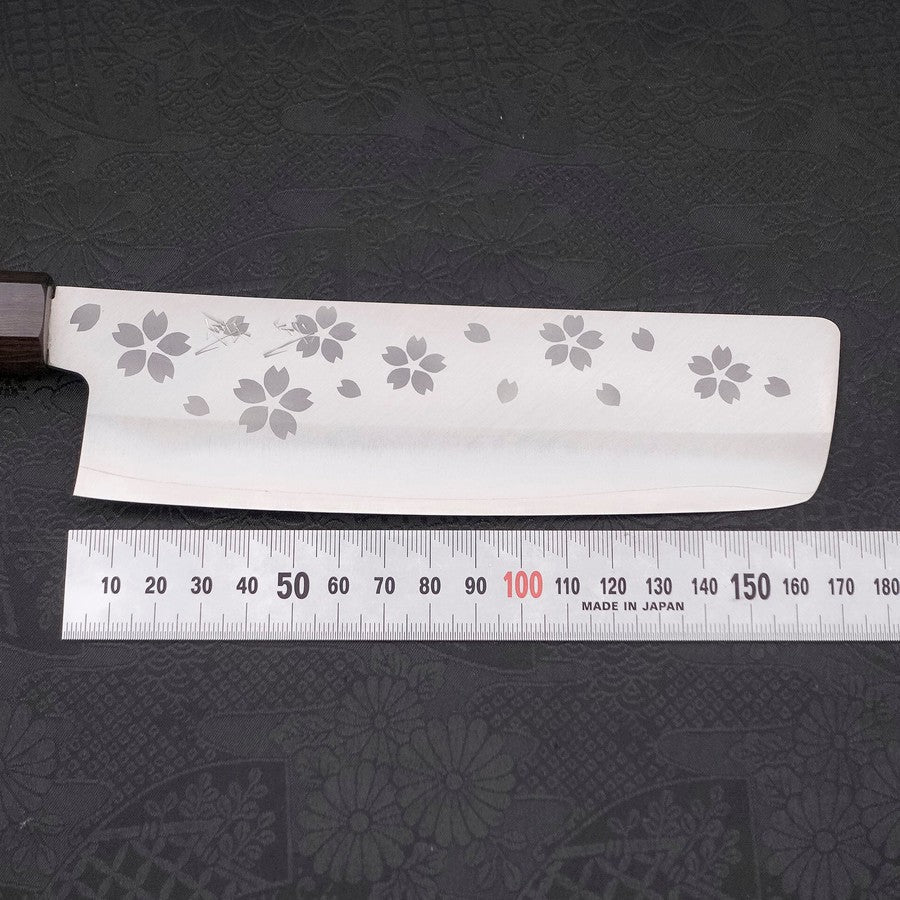 Nakiri VG-10 Poliert Sakura Ebenholz Griff 165mm - Image 7