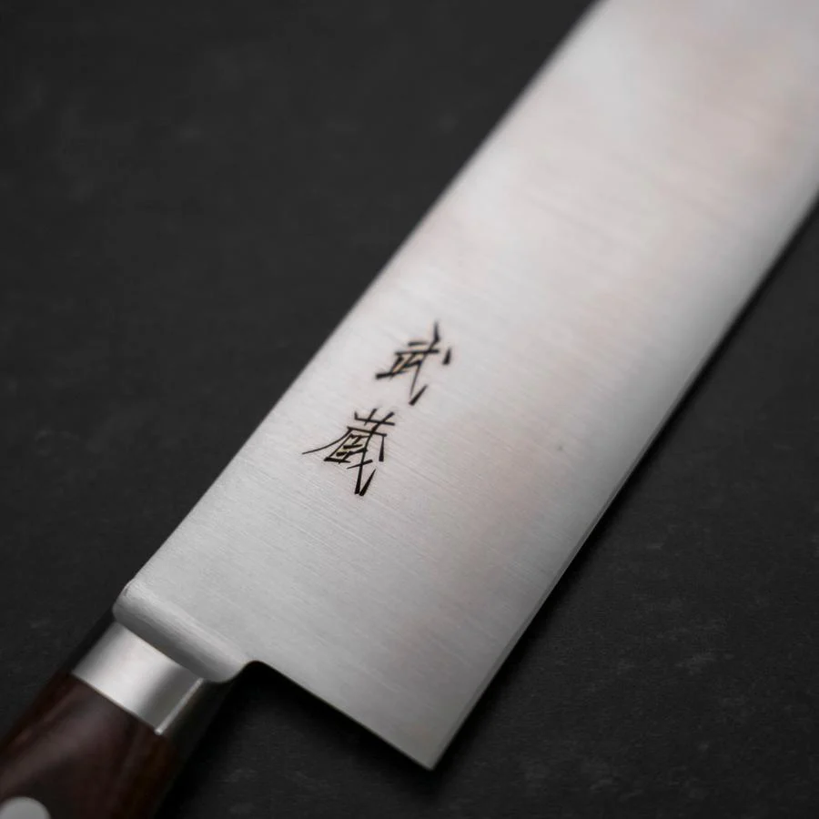 Nakiri VG-10 Poliert Westlicher Mahagoni Griff 170mm - Image 3