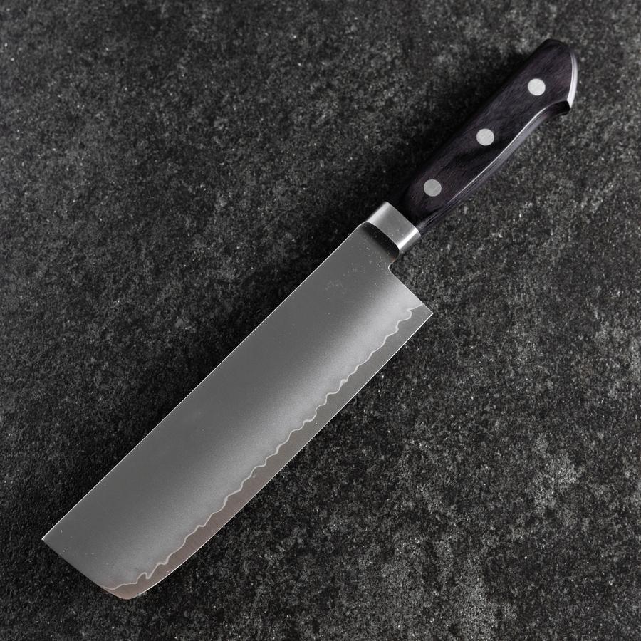 Nakiri VG-10 Poliert Schwarzer Westlicher Griff 165mm - Image 2