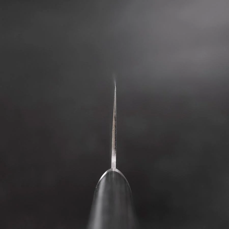 Nakiri VG-10 Tsuchime Kohlefarbener Kirschholz Griff 180mm - Image 4