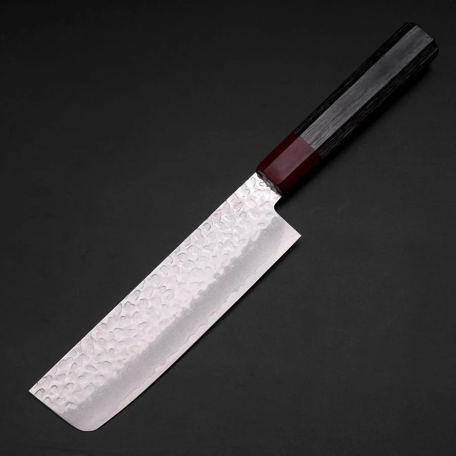 Nakiri VG-10 Tsuchime Grauer Rosenholz Griff 165mm - Image 2