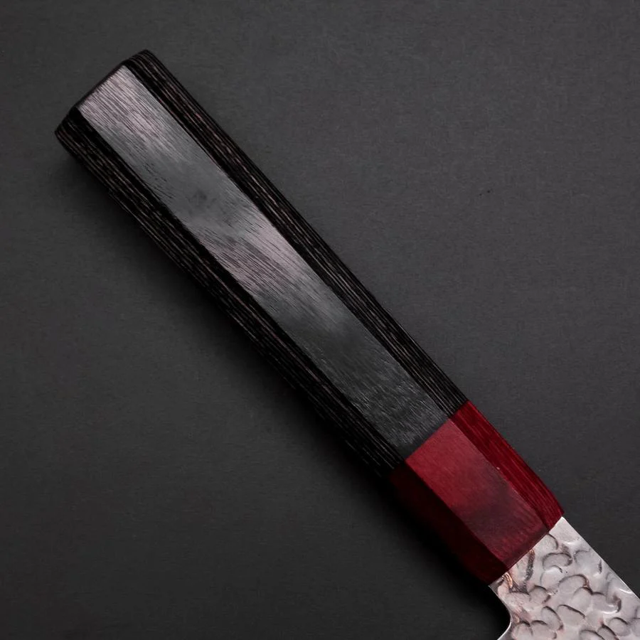 Nakiri VG-10 Tsuchime Grauer Rosenholz Griff 165mm - Image 6