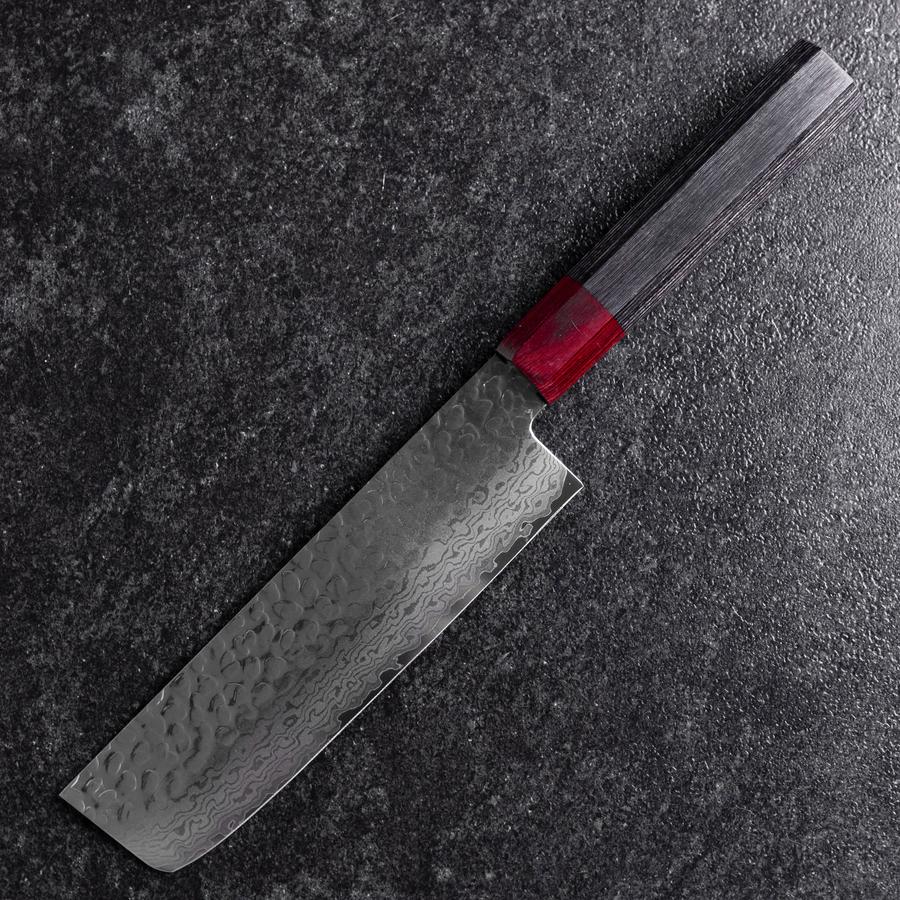 Nakiri VG-10 Tsuchime Damast Pakka Griff 165mm - Image 2