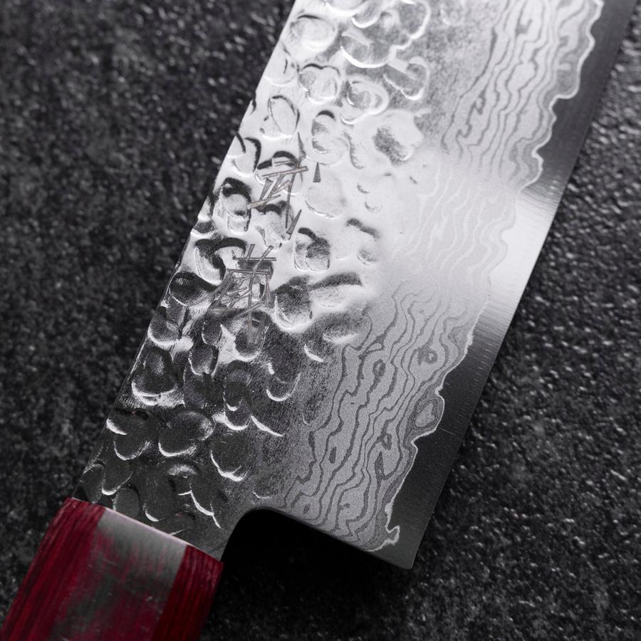 Nakiri VG-10 Tsuchime Damast Pakka Griff 165mm - Image 3