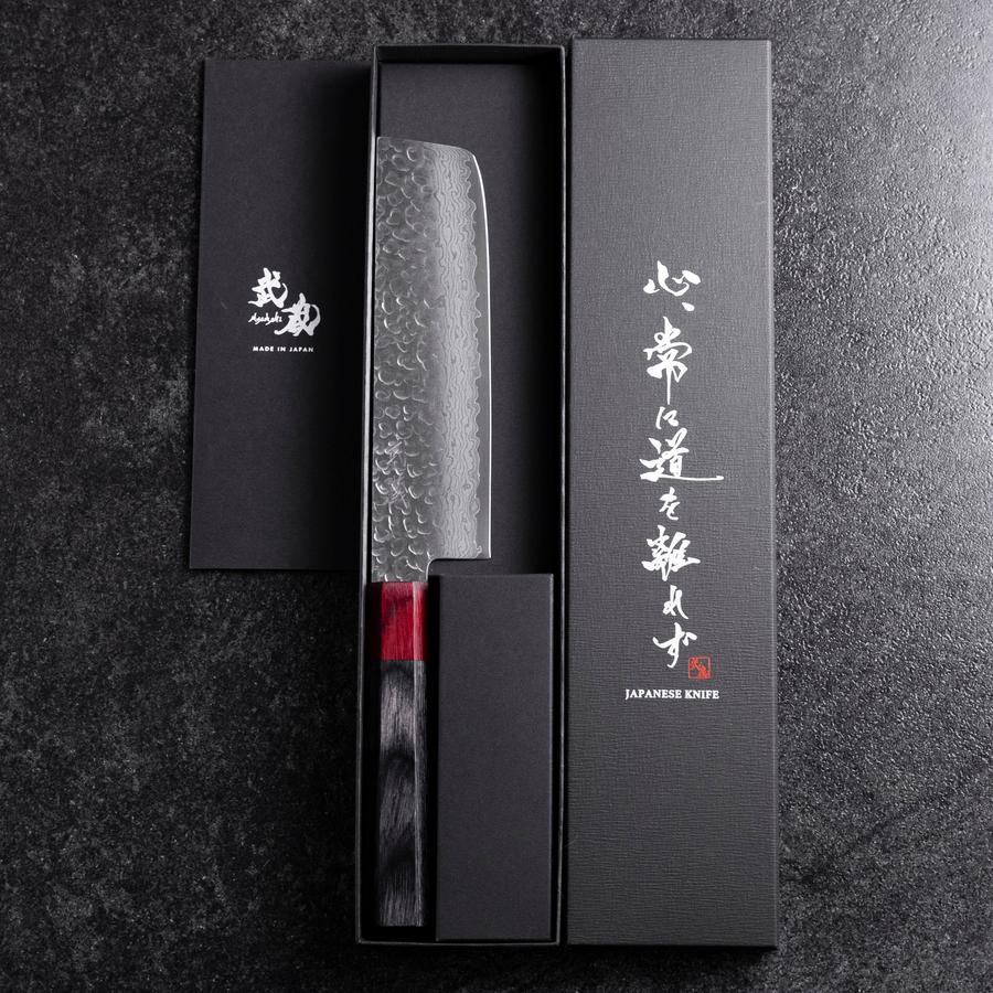 Nakiri VG-10 Tsuchime Damast Pakka Griff 165mm - Image 8