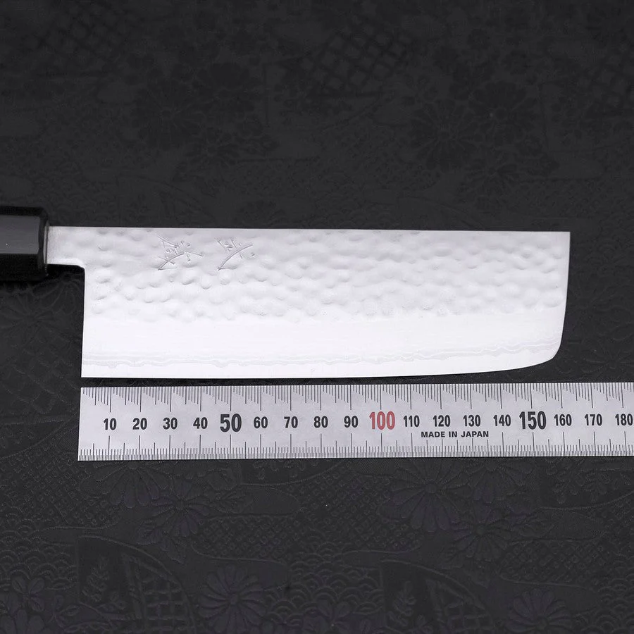 Nakiri VG-10 Tsuchime Damast Walnussholz Griff 165mm - Image 7
