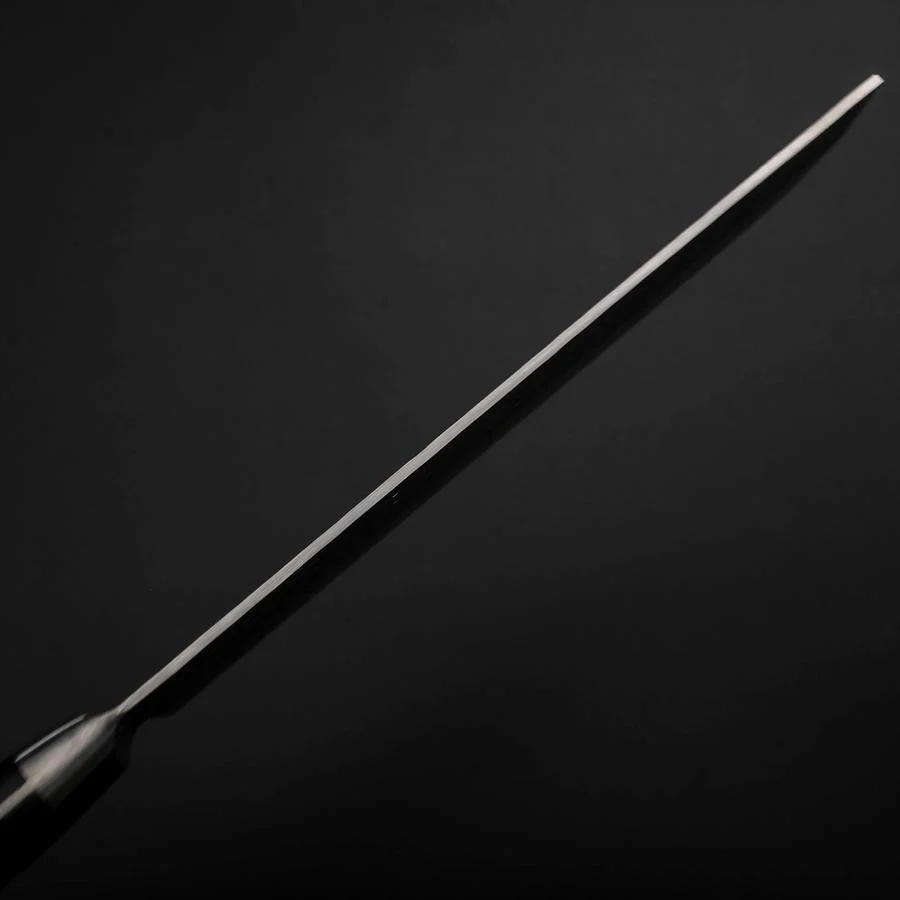 Nakiri VG-10 Tsuchime Damast Schwarzer Westlicher Griff 165mm - Image 5