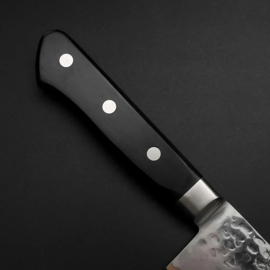 Nakiri VG-10 Tsuchime Damast Schwarzer Westlicher Griff 165mm - Image 6