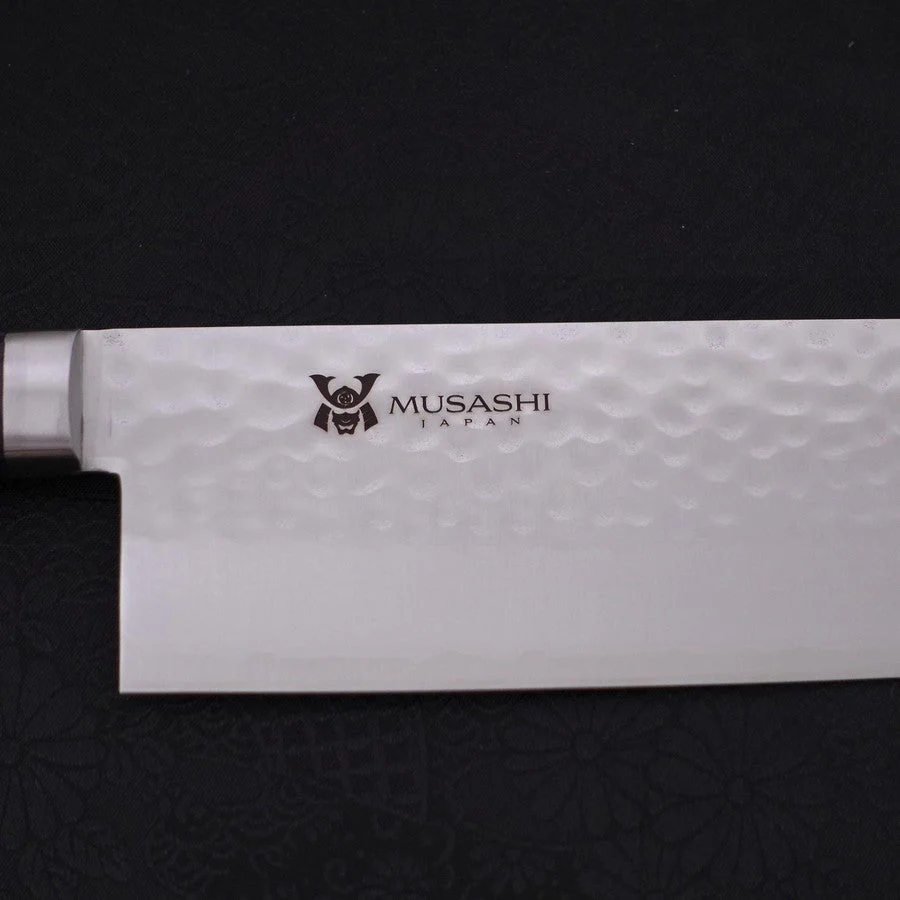 Nakiri VG-10 Tsuchime Damast Dunkelblauer Westlicher Griff 165mm - Image 3