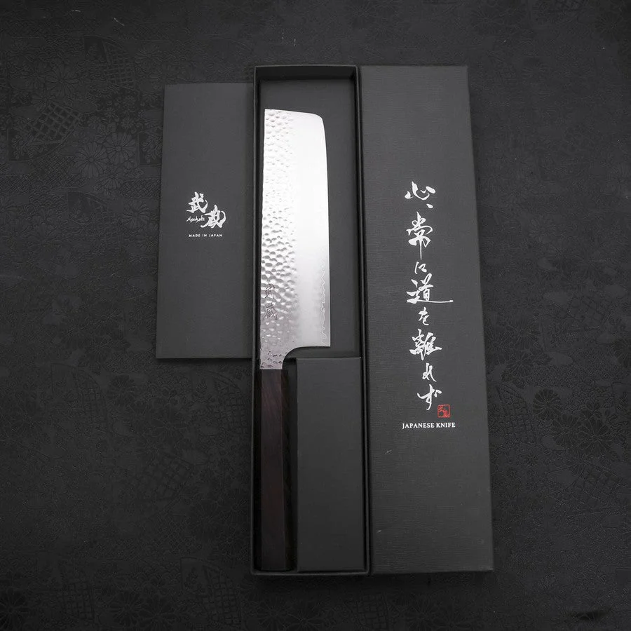 Nakiri VG-10 Tsuchime Ebenholz Griff 165mm - Image 8