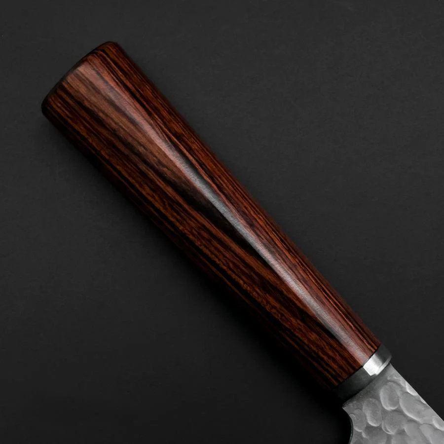 Nakiri VG-10 Tsuchime Runder Mahagoni Griff 180mm - Image 6