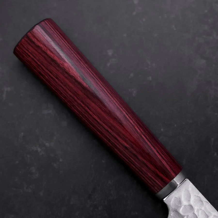 Nakiri VG-10 Tsuchime Runder Lila Griff 180mm - Image 6