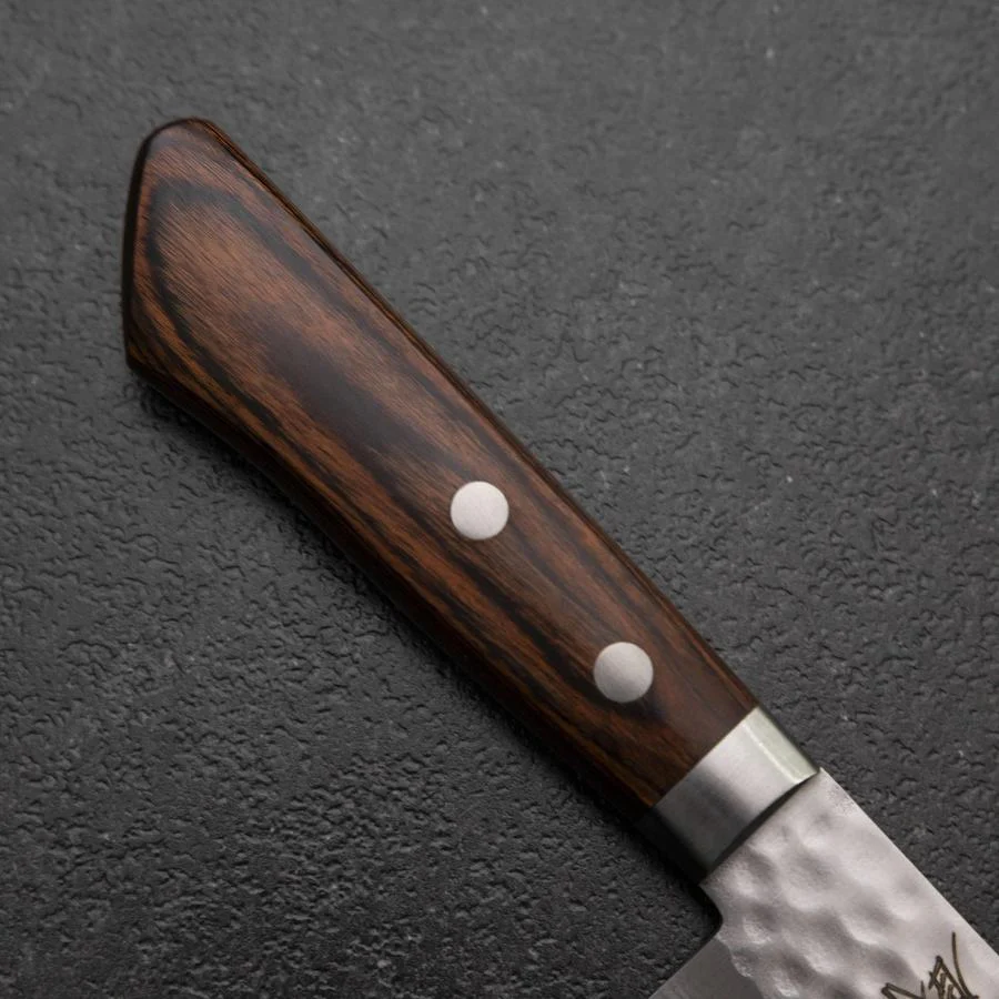 Nakiri VG-10 Tsuchime Westlicher Mahagoni Griff 125mm - Image 6