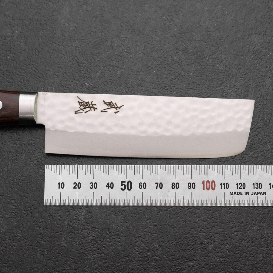 Nakiri VG-10 Tsuchime Westlicher Mahagoni Griff 125mm - Image 7