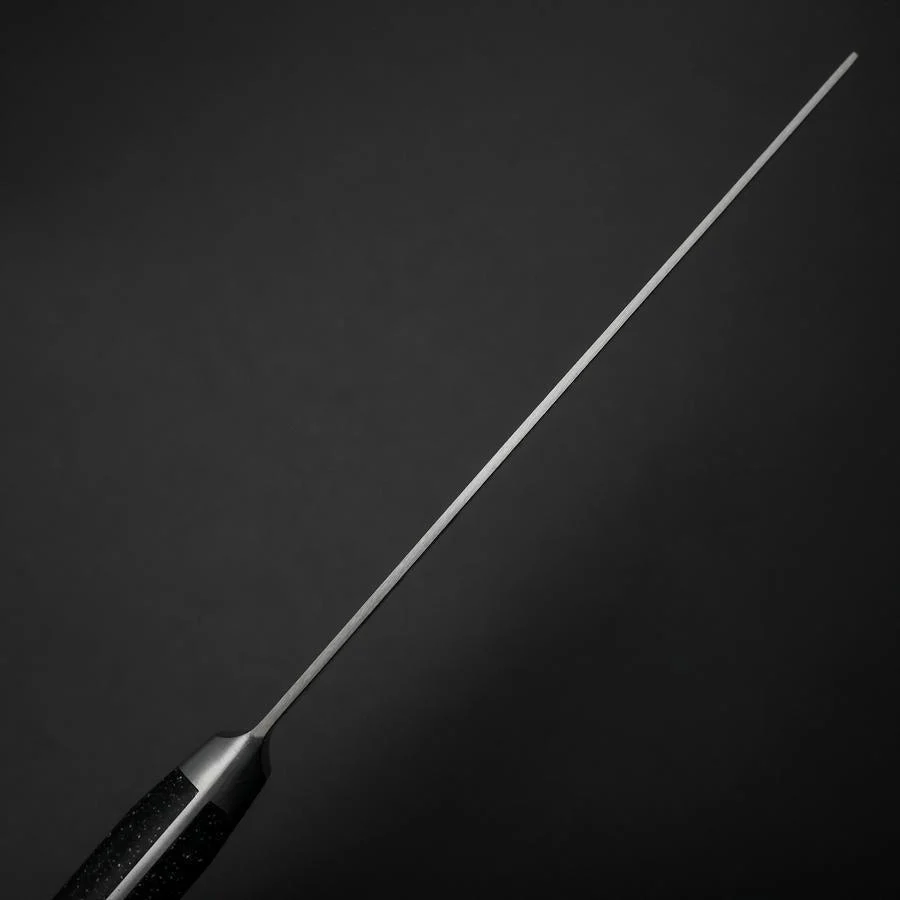 Nakiri VG-5 Tsuchime Westlicher Schwarzer Marmor Griff 170mm - Image 5