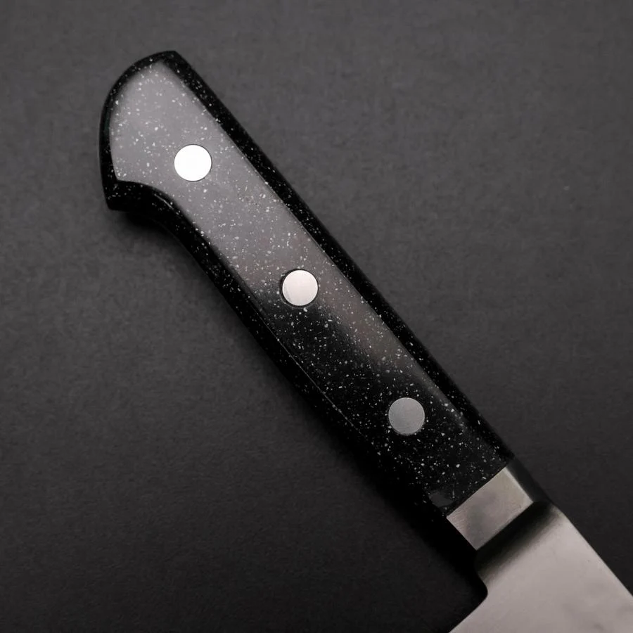 Nakiri VG-5 Tsuchime Westlicher Schwarzer Marmor Griff 170mm - Image 6