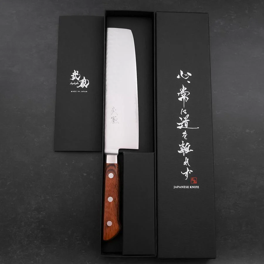 Nakiri VG-5 Tsuchime Brauner Westlicher Griff 180mm - Image 8