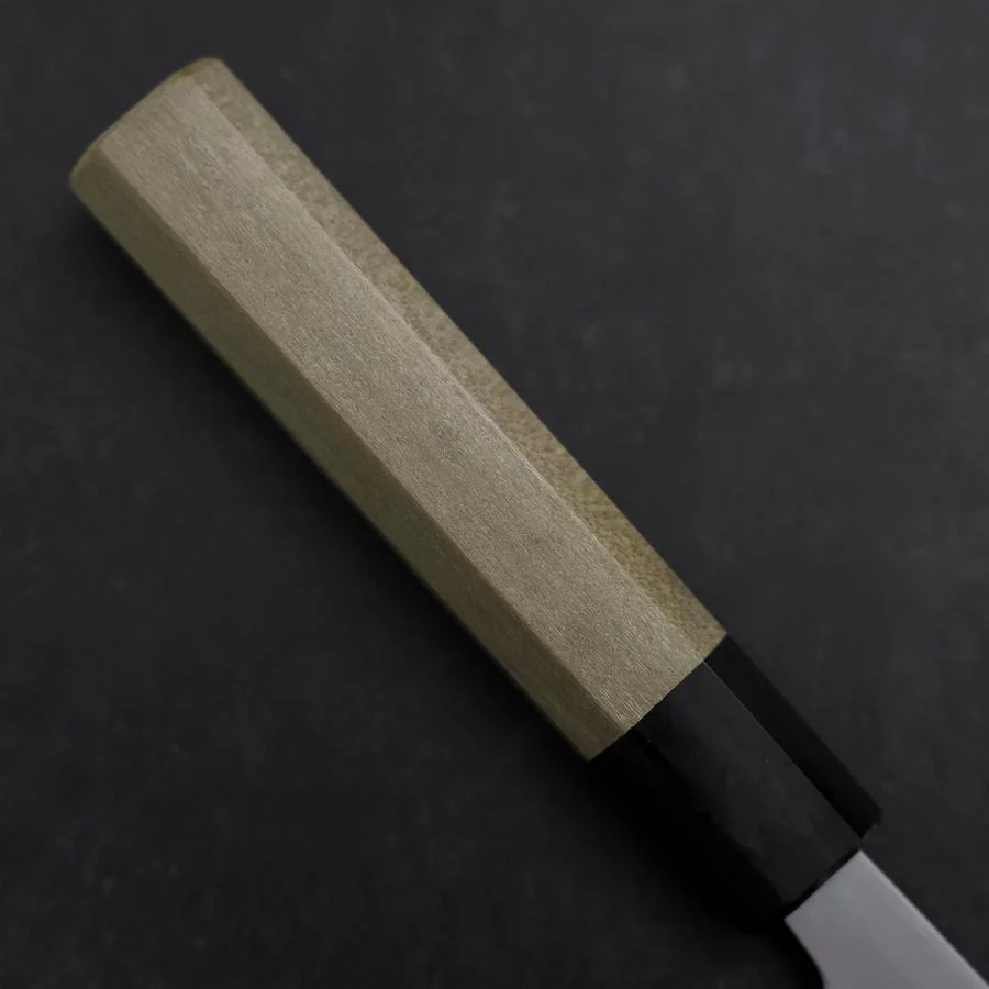 Nakiri White Steel #1 Edelstahlummantelung Büffelhorn und Magnolienholz Griff 165mm - Image 6