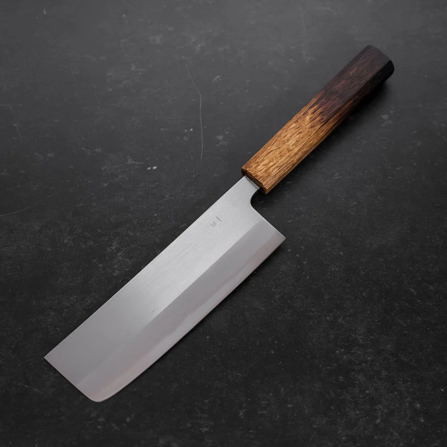 Nakiri White Steel #1 Edelstahlummantelung Yaki Urushi Griff 165mm - Image 2