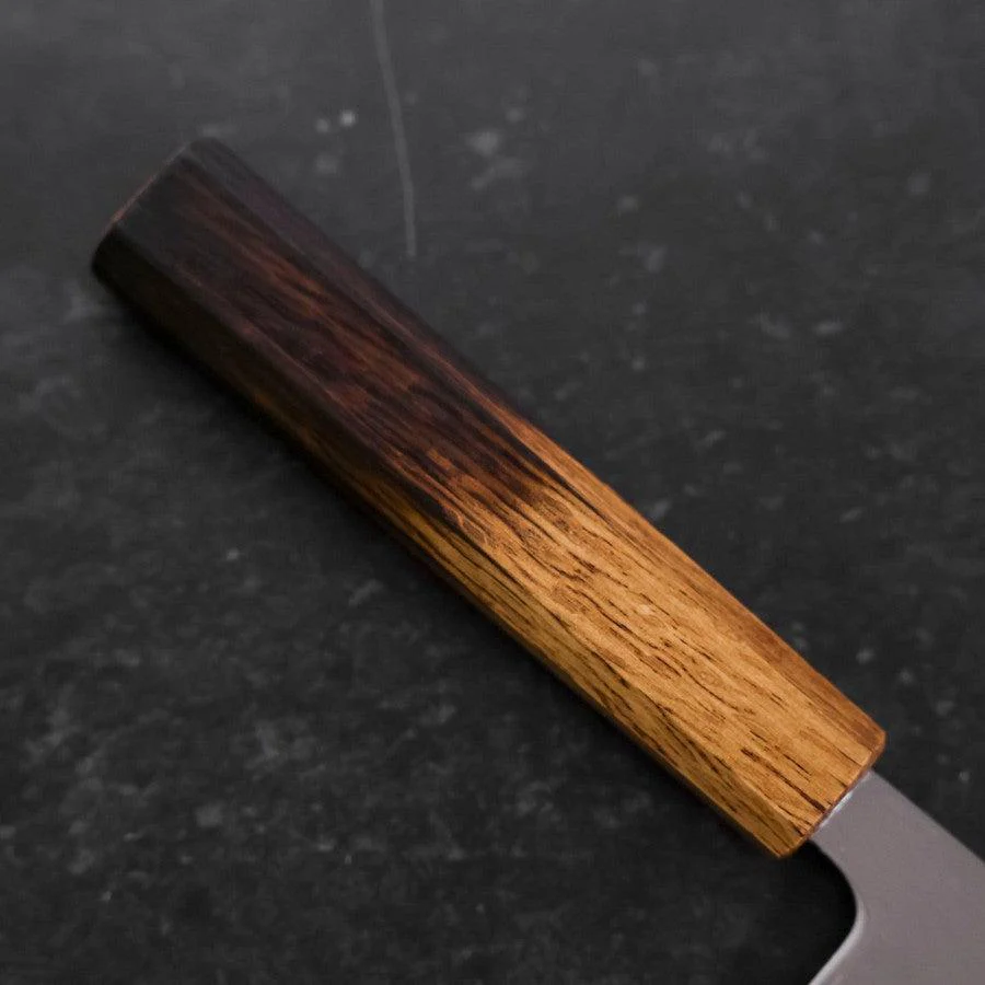 Nakiri White Steel #1 Edelstahlummantelung Yaki Urushi Griff 165mm - Image 6