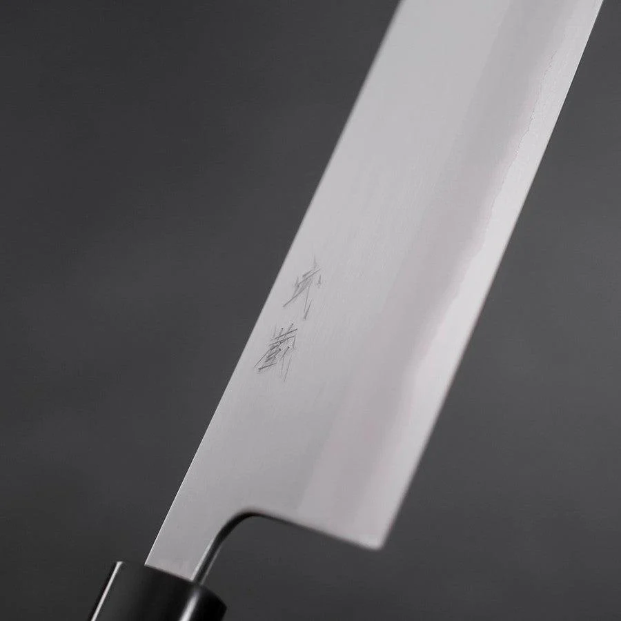 Nakiri White Steel #1 Poliert Büffelhorn und Magnolienholz Griff 165mm - Image 3