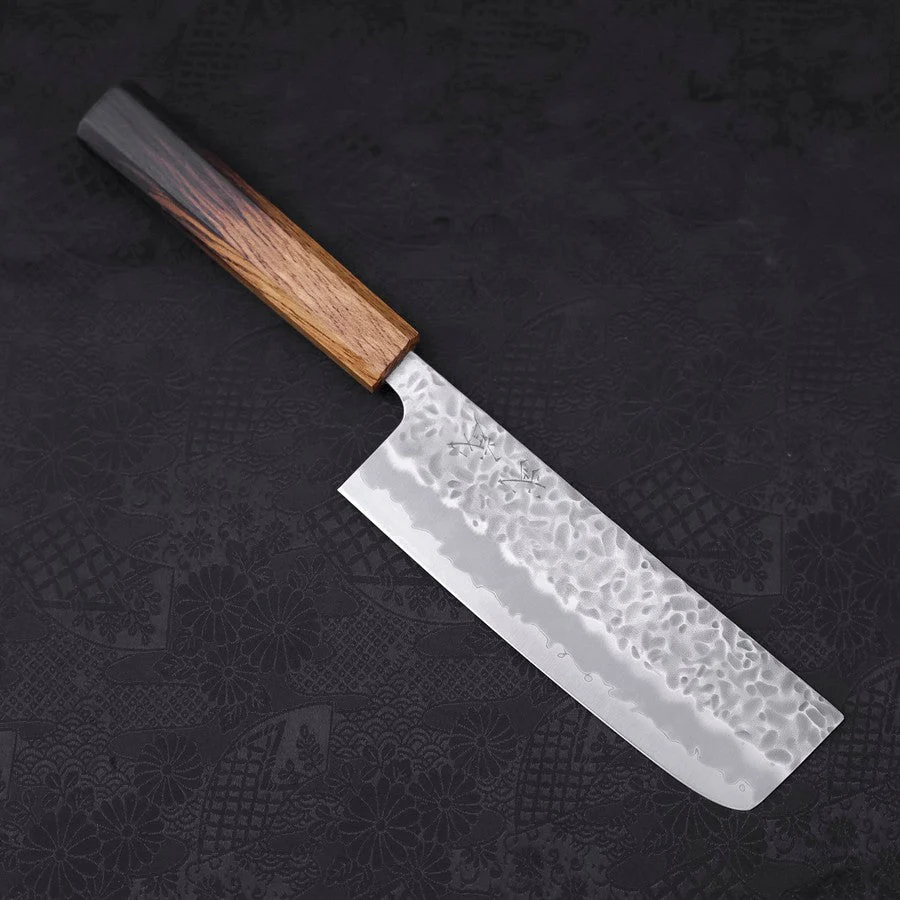Nakiri White Steel #1 Tsuchime Yaki Urushi Griff 165mm