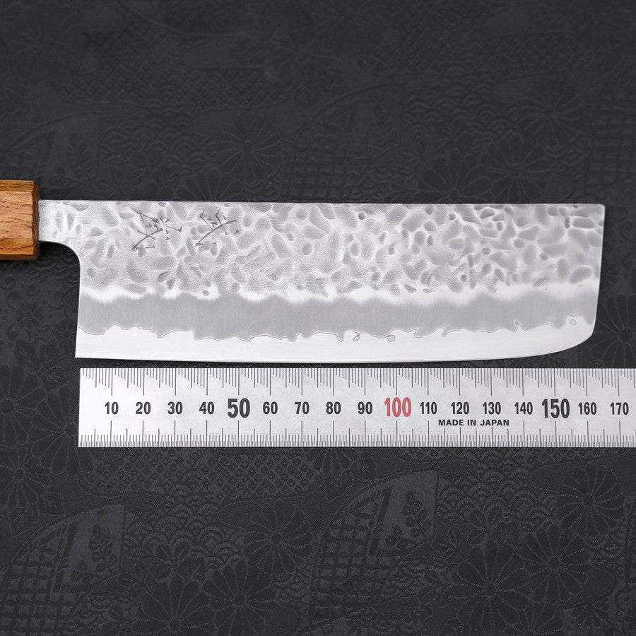Nakiri White Steel #1 Tsuchime Yaki Urushi Griff 165mm - Image 7