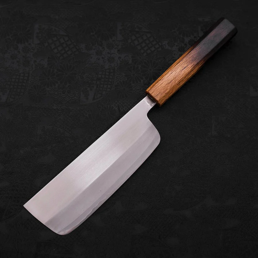 Nakiri White Steel #2 Edelstahlummantelung Poliert Yaki Urushi Griff 165mm - Image 2