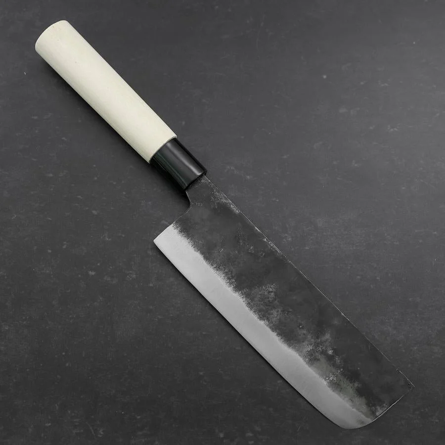 Nakiri White Steel #2 Kurouchi Magnolienholz Griff 165mm