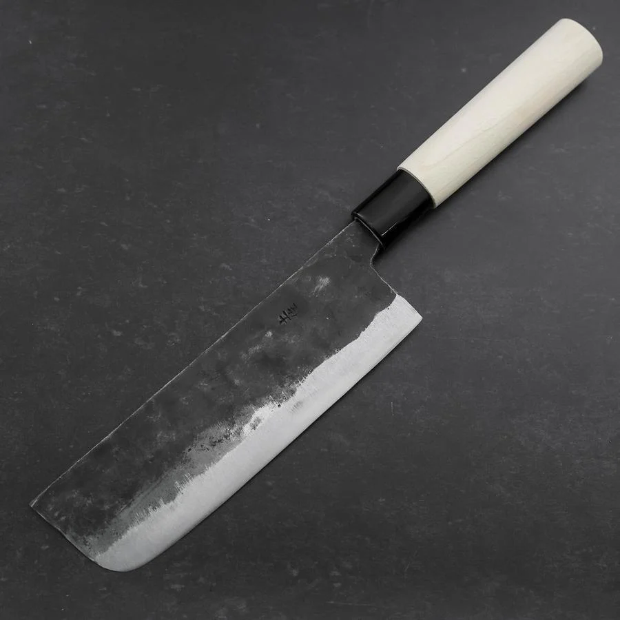 Nakiri White Steel #2 Kurouchi Magnolienholz Griff 165mm - Image 2