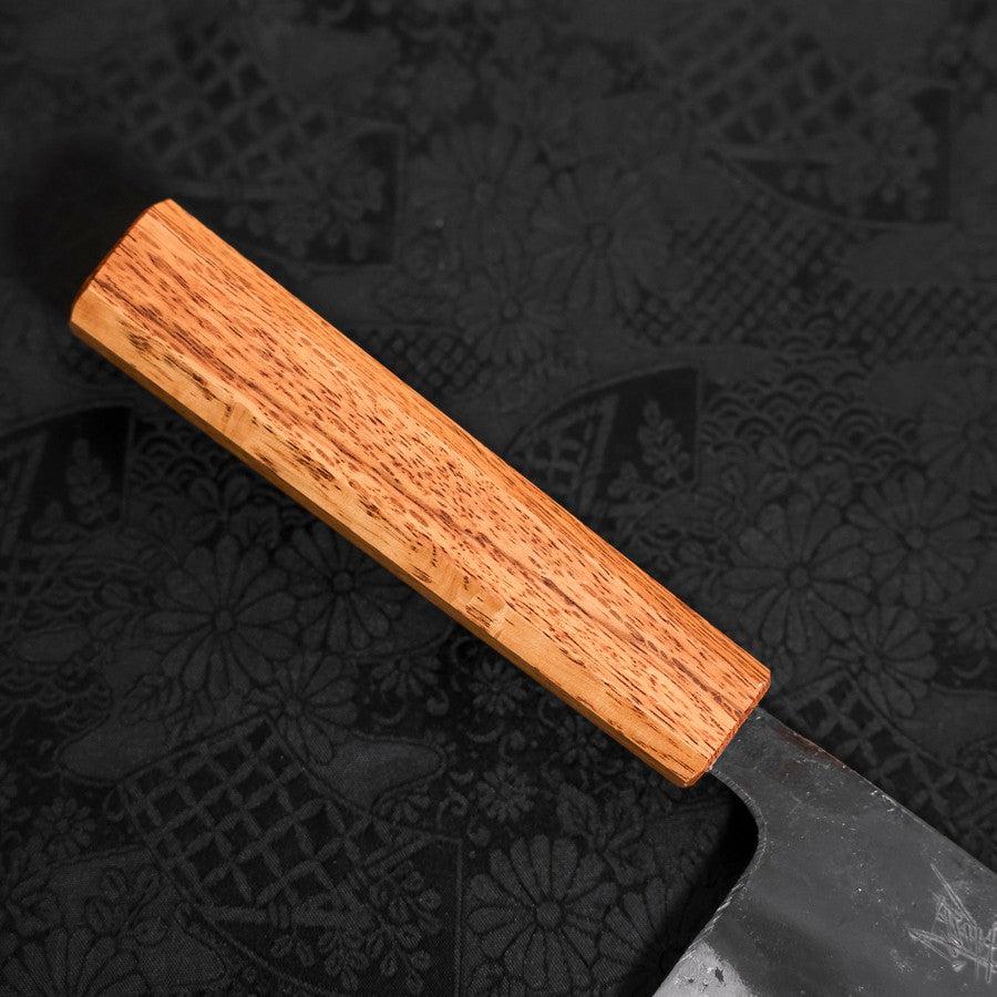 Nakiri White Steel #2 Kurouchi Eichenholz Griff 165mm - Image 6