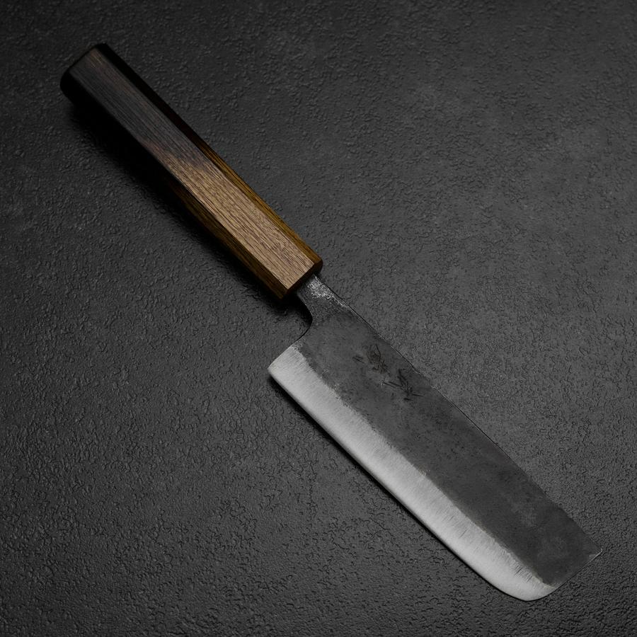 Nakiri White Steel #2 Kurouchi Yaki Urushi Griff 135mm