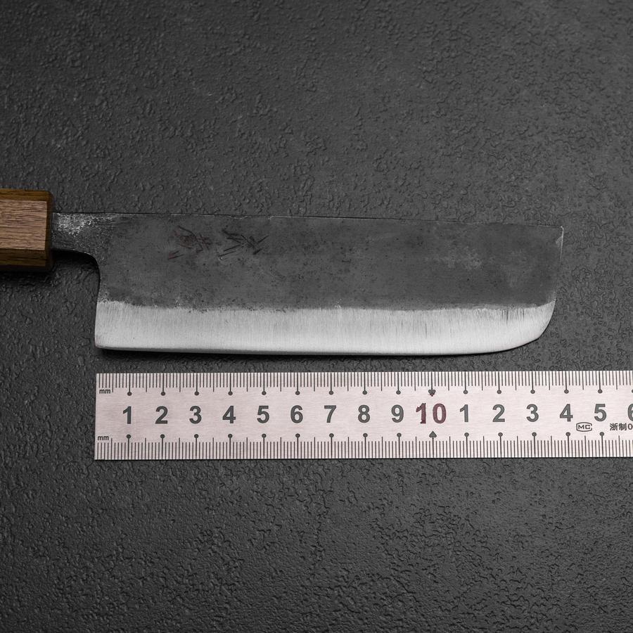 Nakiri White Steel #2 Kurouchi Yaki Urushi Griff 135mm - Image 7