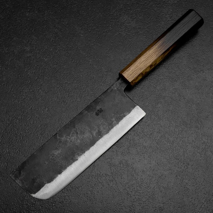 Nakiri White Steel #2  Kurouchi Yaki Urushi Griff 165mm - Image 2