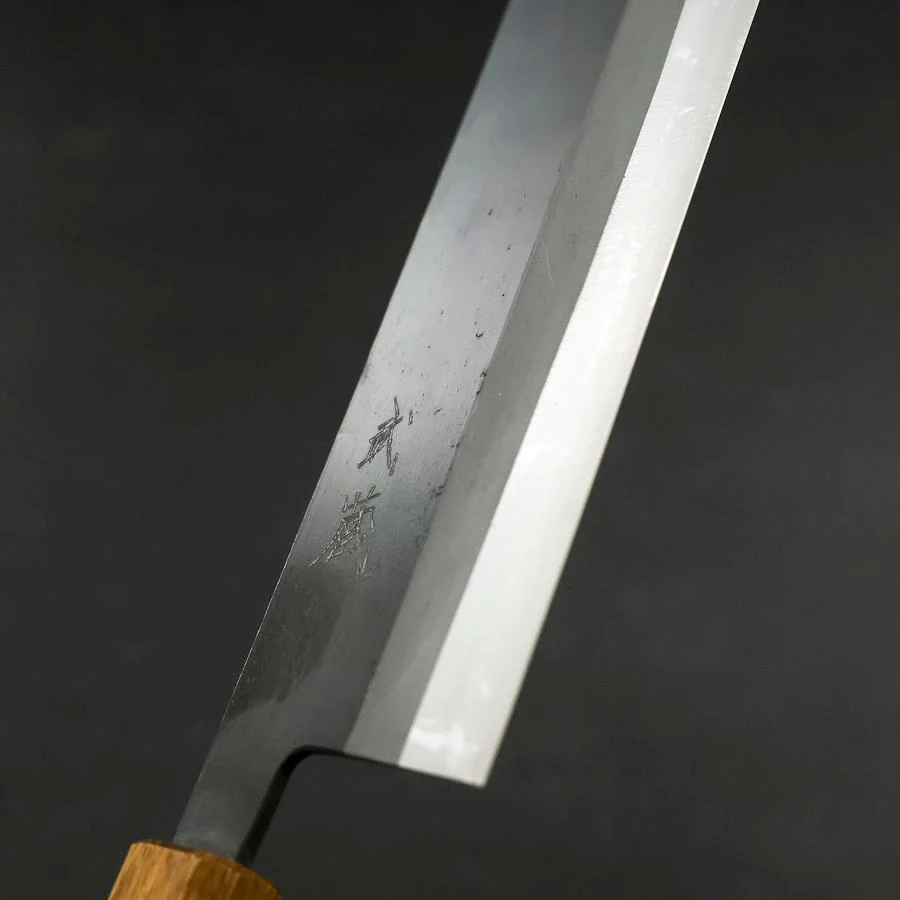 Nakiri White Steel #2 Kurouchi Yaki Urushi Griff 165mm - Image 3