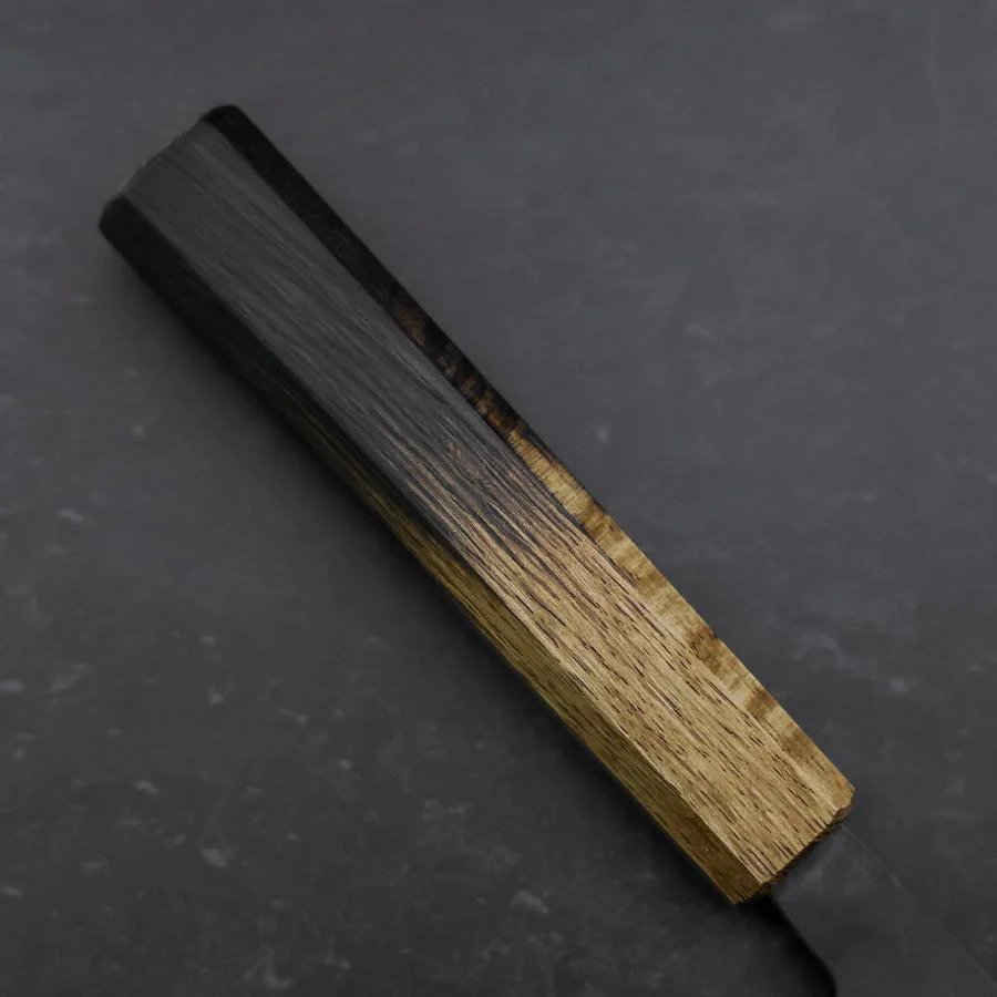 Nakiri White Steel #2 Kurouchi Yaki Urushi Griff 165mm - Image 6
