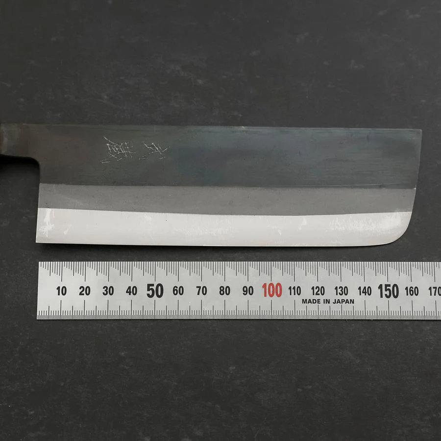 Nakiri White Steel #2 Kurouchi Yaki Urushi Griff 165mm - Image 7