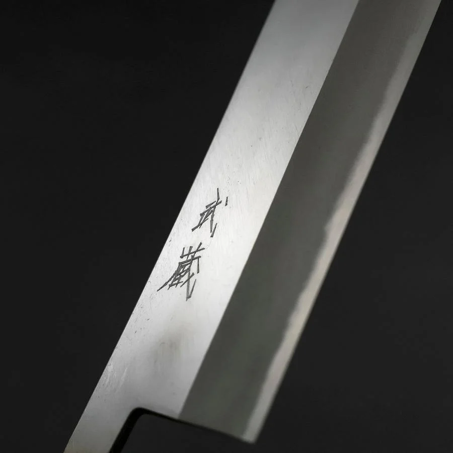 Nakiri White Steel #2 Poliert Yaki Urushi Griff 165mm - Image 3