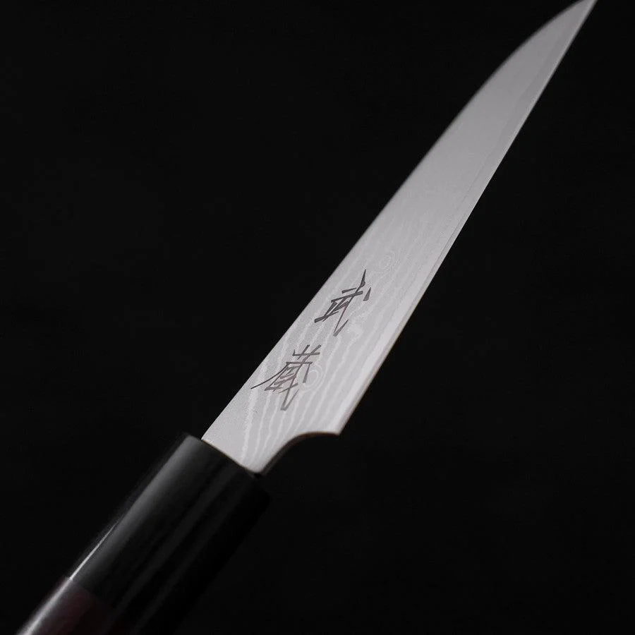Schälmesser VG-10 Damast Rosenholz Griff 90mm - Image 3