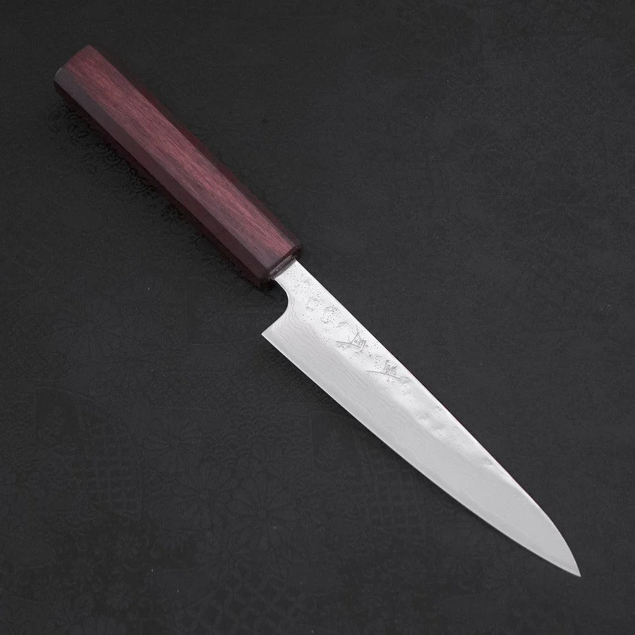 Petty AUS-10 Nashiji Damast Lila Urushi Griff 135mm