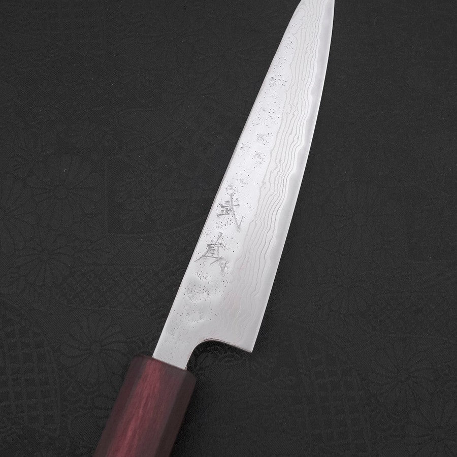 Petty AUS-10 Nashiji Damast Lila Urushi Griff 135mm - Image 3
