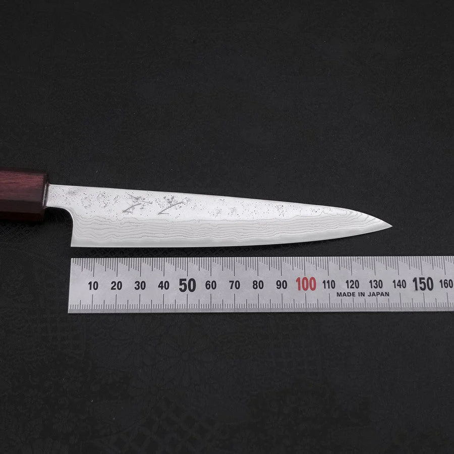 Petty AUS-10 Nashiji Damast Lila Urushi Griff 135mm - Image 7